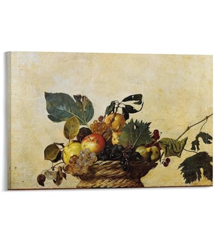 Amazon.co.jp: Caravaggioカラヴァッジョ《果物籠》ポスター